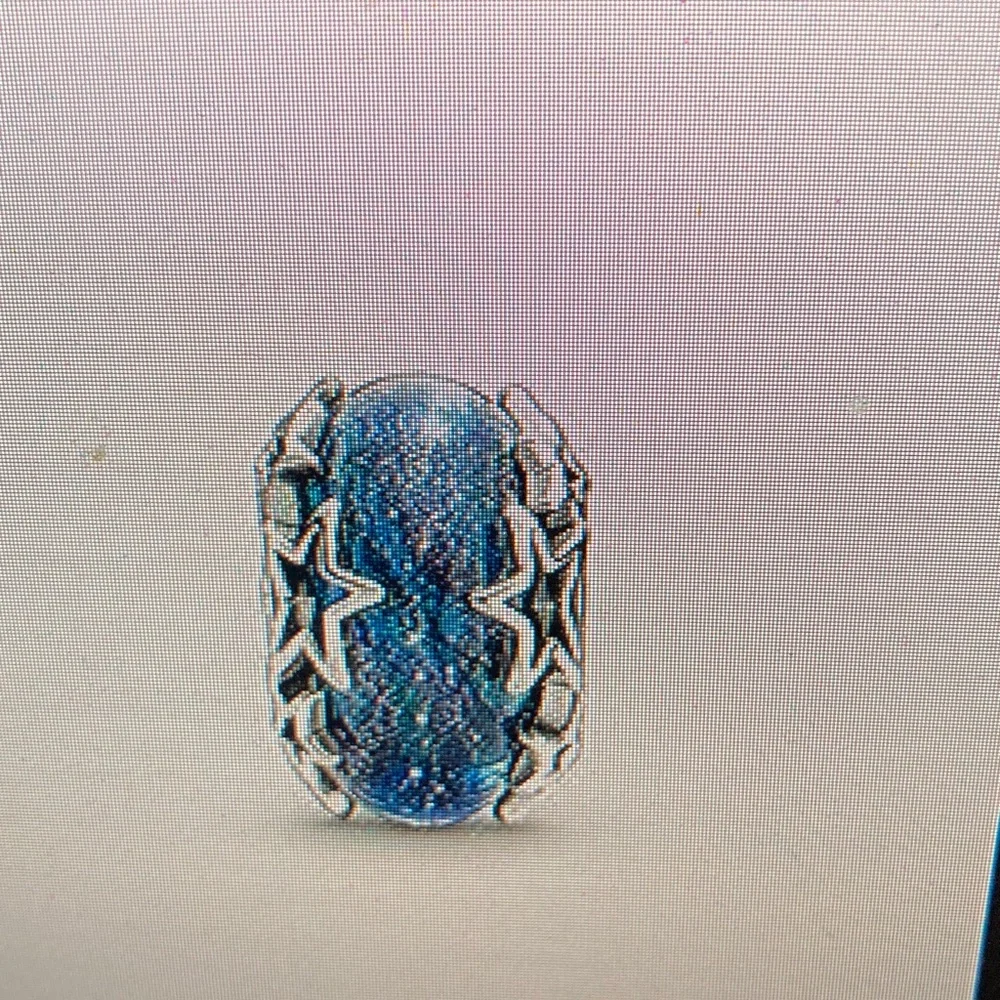 Pandora Celestial Blue and Silver Charm
